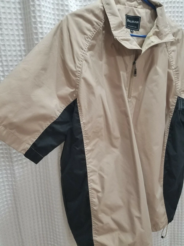 Orlimar Hombres Tostado Negro Golf PGA Rendimiento Ciclón Viento Camisa Chaqueta Pullover M Foto 4 de 4