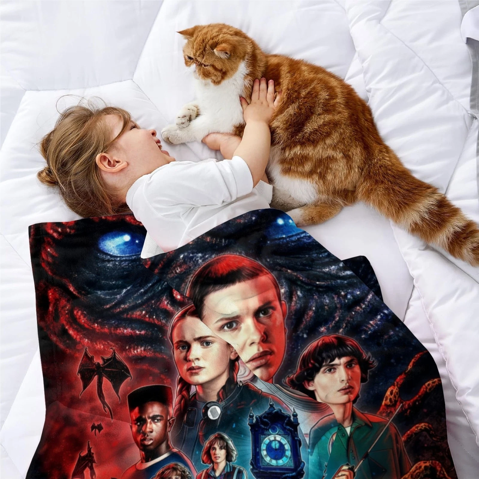 Strange Thing Blanket Soft Bed Sofa Throw Cozy Lightweigh Birthday Gift