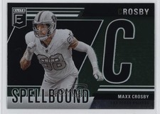2024 Panini Donruss Elite Spellbound Green Maxx Crosby #21 1t9g