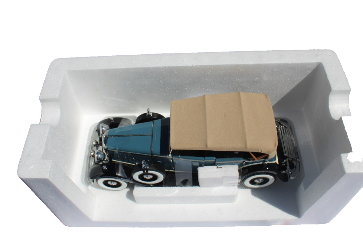 Sun Star 1932 Ford Lincoln KB Top Up 1:18 Die Cast Blue Stauer
