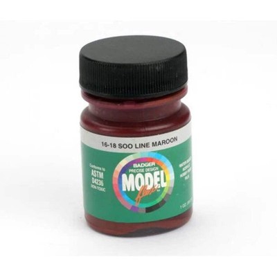 Badger 16-18 MODELFlex Acrylic Paint 1oz Soo Line Maroon