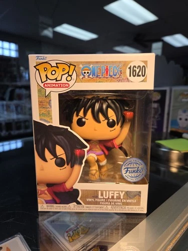 Funko Pop! Vinyl: One Piece - Luffy - Box Lunch (Exclusive) #1620 W/ Protector