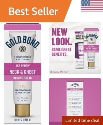Age Renew Neck & Chest Firming Age Renew Cream, 2 oz., Clinically Tested Skin...