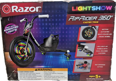 Razor RipRider 360 Lightshow - Drift Trike with Colorful Lights, 3