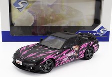 1999 Mazda RX7 (FD3RS) Works Itasha Club Coupe Black/Fucsia in 1:18 scale