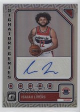 2023-24 Panini Donruss Optic Signature Series Holo Prizm Isaiah Livers Auto 1k9t