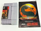 Mortal Kombat w/Booklet (Super Nintendo SNES) Authentic & Tested