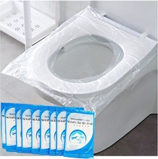 Fundas desechables para asiento de inodoro paquete de 50 para viajes