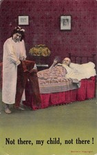 BAMFORTH SERIES COMIC POSTCARD NO 2244  OLD MAN GOOD GOOD PLUS