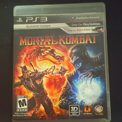 WB Games Mortal Kombat Sony PlayStation 3 PS3 M 3D Compatible