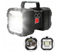 Akku Led-Taschenlampe Mit Powerbank Funktion Usb Wiederaufladbar 5 Lichtmodi