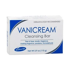 Vanicream Cleansing Bar Sensitive Skin Paraben Free Fragrance Free 3.9oz 2 Pack