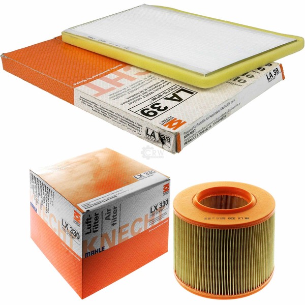 Mahle / Knecht Set Filterpaket Innenraumfilter LA 39 Luftfilter LX 330-image