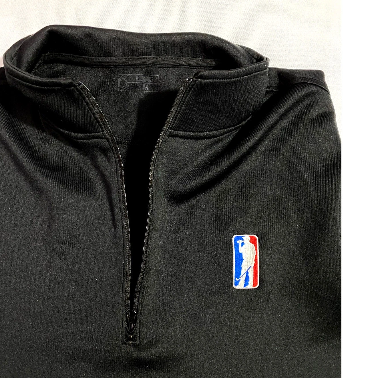 U Suck At Golf USAG 1/4 Zip Pullover Hoodie Men’s Size Medium Performance