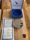 1999 Washington Mint .999 Silver 4 Oz. Round Gem Proof in Capsule,platinuim coat