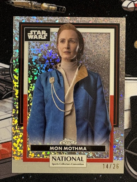 2026 Topps  National Chrome NSCC MON MOTHMA Annual Refractor /26 Sw-25