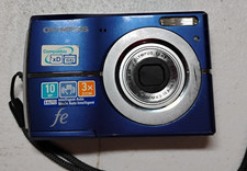 COLLECTIBLE.UMBOXED.Olympus FE-45 BLUE.10.0MP digital compact camera WORKing