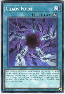 Chaos Form SDWD-EN020 Structure Deck:Yu-Gi-Oh Unlimited NM
