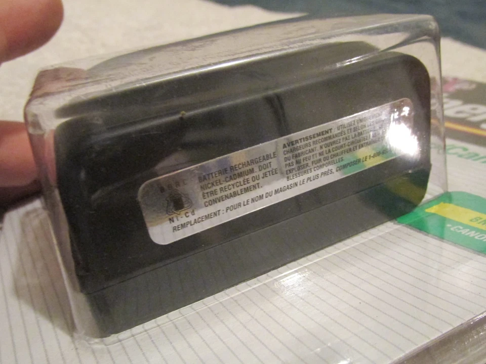 Batería de videocámara Energizer NOS de colección nueva - Paquete CM1060H 6V Canon 8 mm Foto 2 de 4