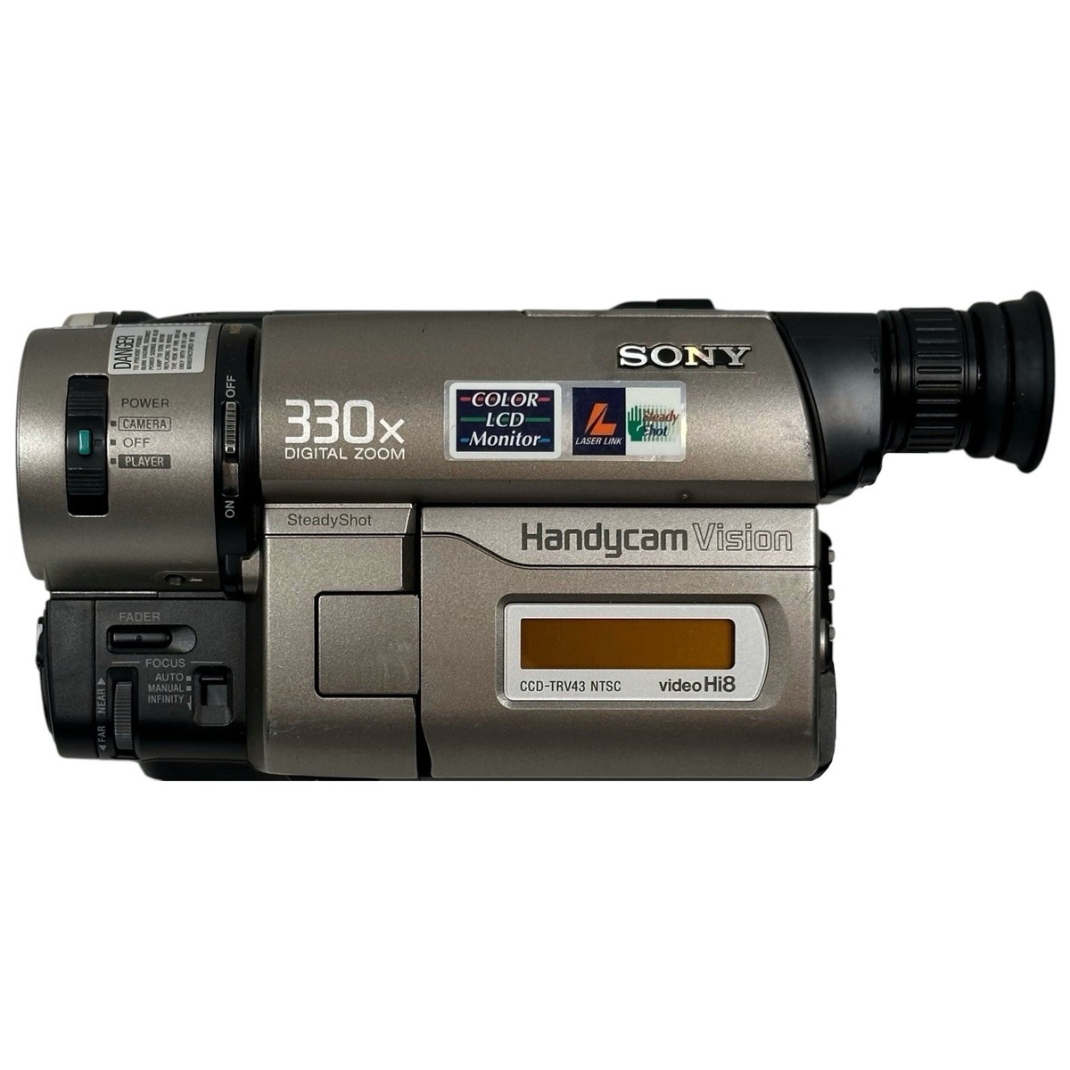 SONY Handycam video Hi8 本体 Sony Handycam Vision SteadyShot Video Hi8 CCD-Selling AS IS/Parts