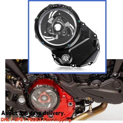 Black Racing Clutch Cover & Spring Retainer Kit for Ducati XDiavel S 2016-2020