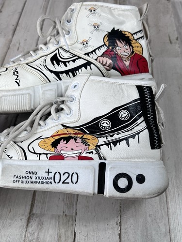 Anime Shoes One Piece White available size 41, US Size 8 Men’s - Picture 10 of 12