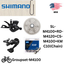 Shimano Deore Groupset M4100 Shifter Cassette Sprocket M5100 Rear Derailleur