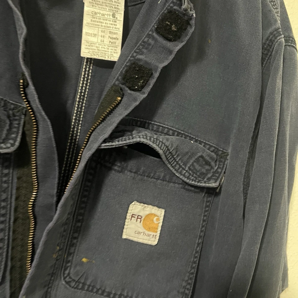 Mono corto Carhartt FRX010 DNY 44 azul marino resistente al fuego NRC 2 ver foto Foto 3 de 4