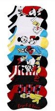 Disney Mickey and Friends 10 Pack No Show Socks Adult Size Size 4-10