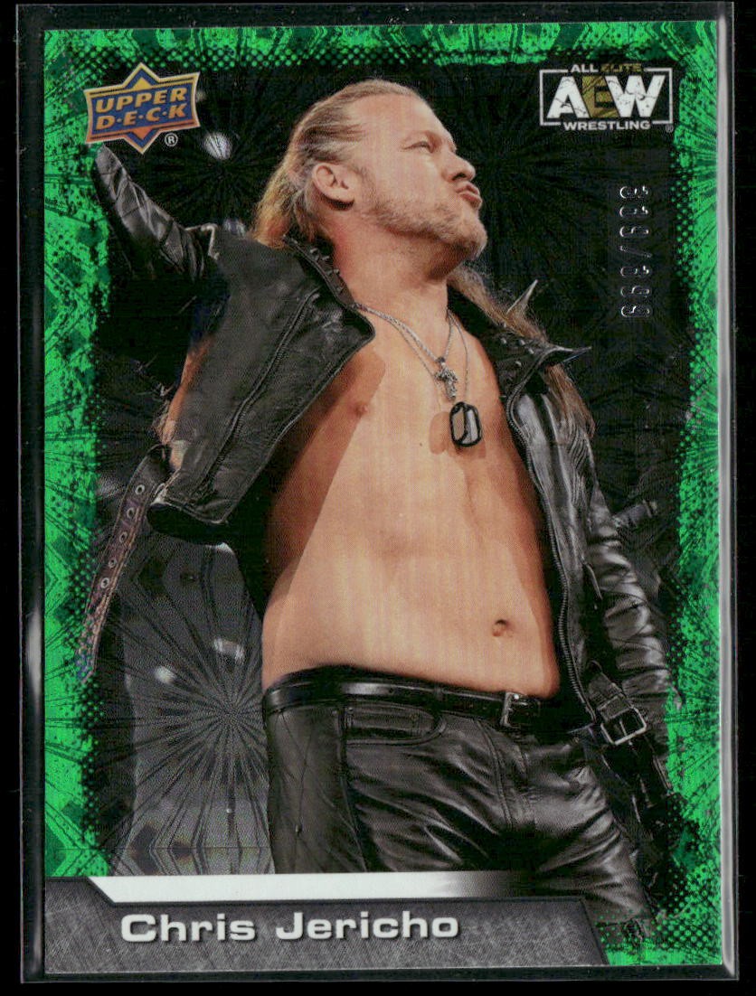 2022 Upper Deck AEW Chris Jericho Green Pyro #1 /399