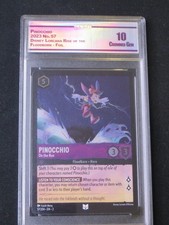 2023 Disney Lorcana Rise of the Floodborn 57 Pinocchio Foil Crowned Gem 10