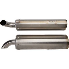 Trinity Racing TR-4160S-SS Slip-On Mufflers (Natural)