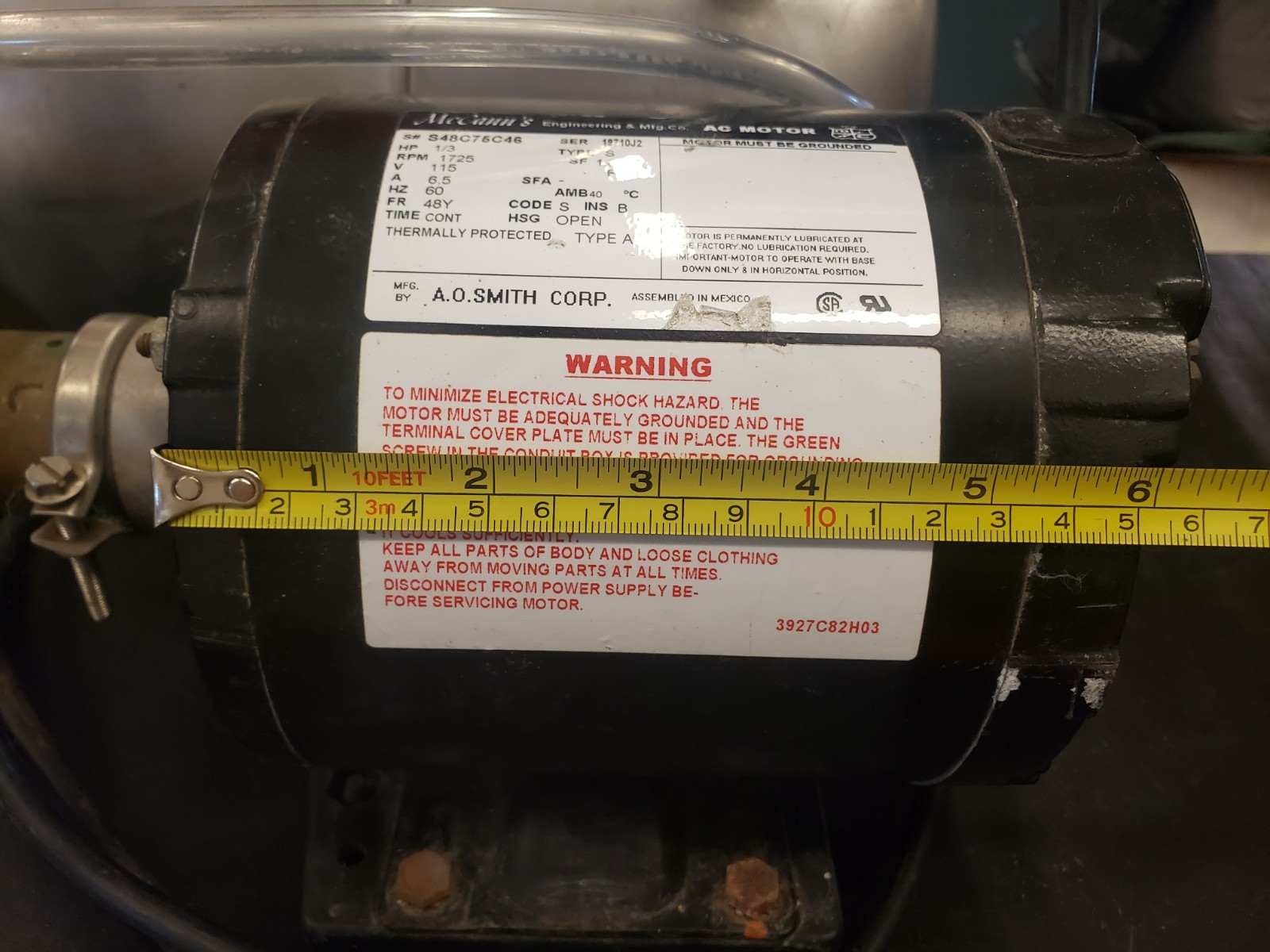 McCann’s Carbonator 275Z Max Psi 100, 2-4.4 Gallon, Item Code 43479, S48C76C46