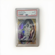 2023-24 Panini Spectra Titan Damian Lillard Gold Prizm #21 /10 PSA 10 Bucks