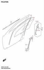Suzuki Genuine Front Door Glass Run Right Vitara APP414 83661-54P02-000