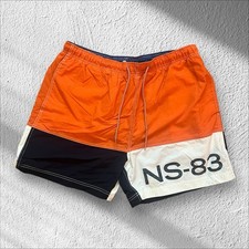 Vintage Y2K Nautica Club NS-83 Board Shorts Swim Trunks   Size Large