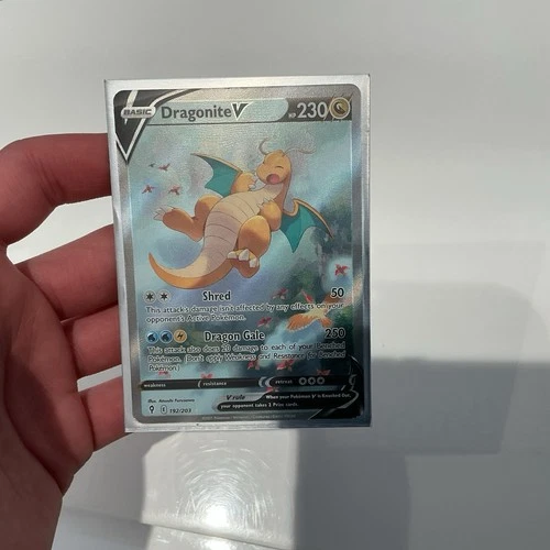 Dragonite V (Alternate Full Art) 192/203 SWSH07: Evolving Skies Holo
