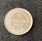 1941 Newfoundland 5 Cents — photo from another recent sale