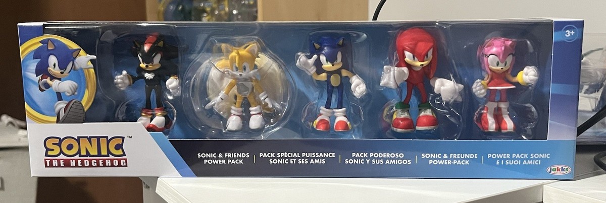 Jakks Pacific-Sonic The Hedgehog 5 Figure Power Pack-2.5” Action