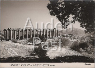 Andritsaina Tempel des Apollon bei Bassae RPPC Echtfoto Postkarte