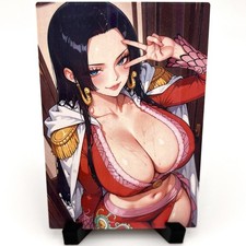 One Piece Boa Hancock Sexy Anime Waifu Girl Doujin Lewd Goddess Story Art Card