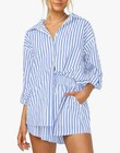 Blue and White Striped Women's 2 piece set, Size L — photo 1