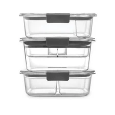 Food Storage Containers, 12 Piece Sandwich and Salad Lunch Kit, Leak-Proof