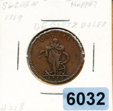 SWEDEN - 1719 - SCARCE 1 DALER - HOPIPI - #6032
