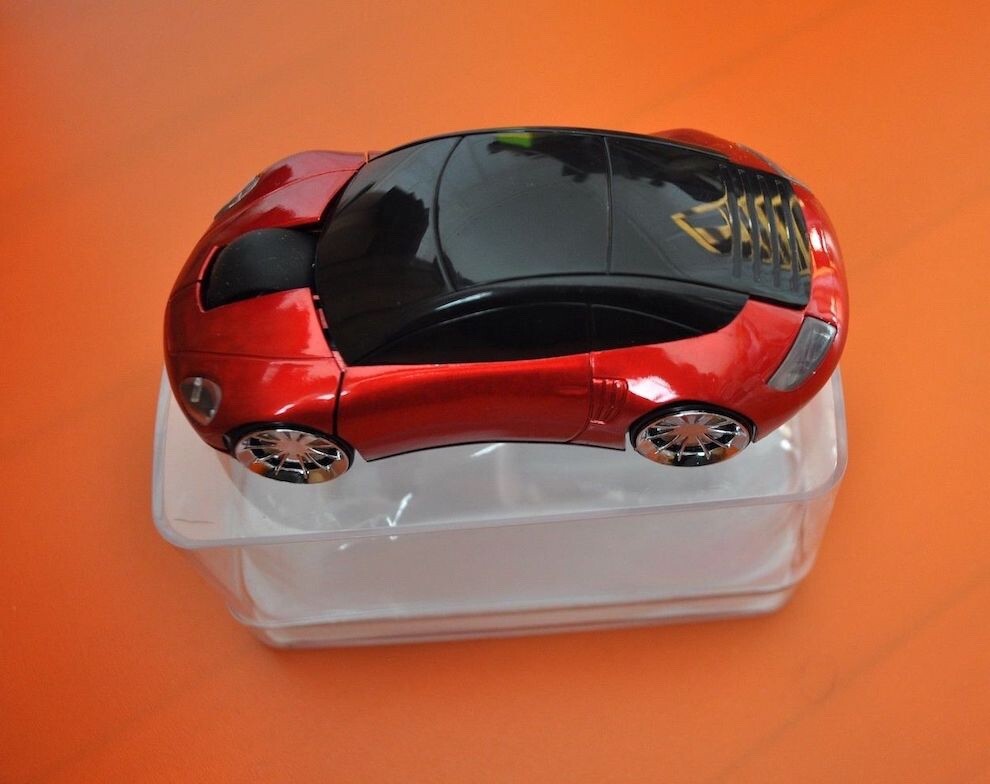 Souris sans fil voiture Porsche 911 optique 1600 DPI ergonomique