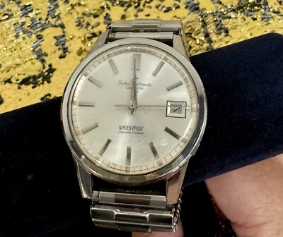 Seiko 1965 Japan Sportsmatic Calendar 820 Waterproof Diashock 17