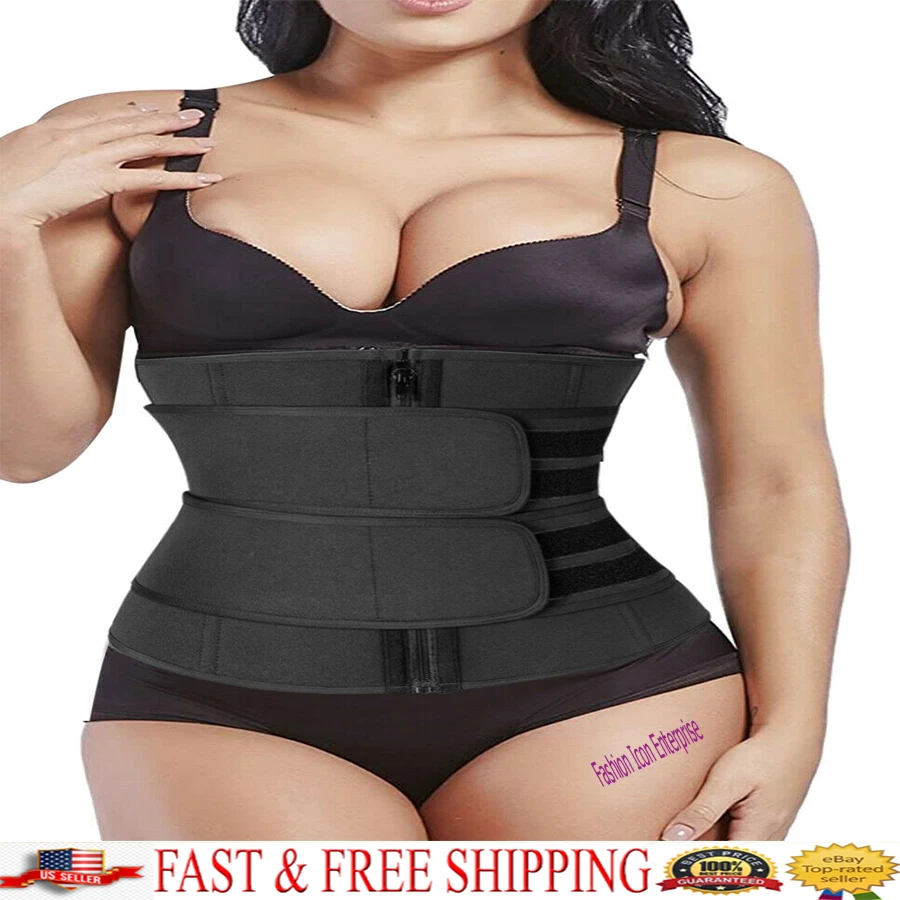 Waist Trainer Fajas Colombianas Shaper Sauna Belt | eBay