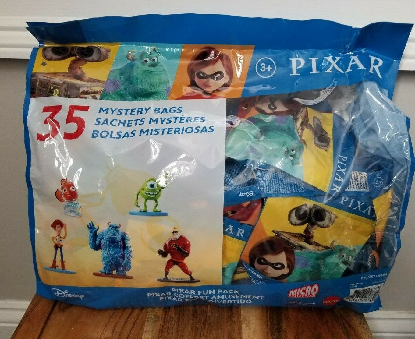 DISNEY PIXAR Fun Pack Micro Collection Mystery Bags ~ 35 Mini Figures NEW Opened