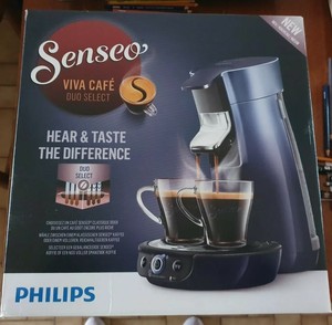 PHILIPS SENSEO Viva Café HD6561//71 Cafetière à dosettes Duo Bleu foncé