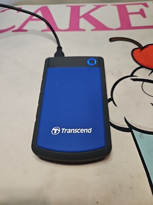 4TB Transcend StoreJet 25H3 2.5-inch USB3.1 Portable Hard Drive - Blue